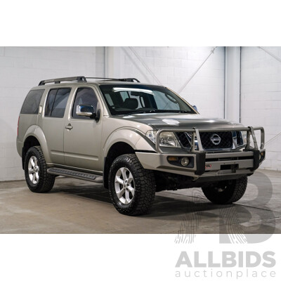 01/2011 Nissan Pathfinder ST-L (4x4) R51 Series 4 4d Wagon Gold Turbo diesel 2.5L