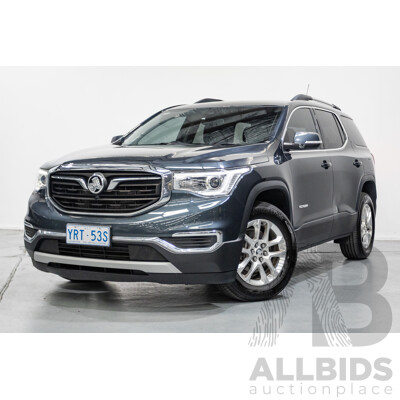 4/2019 Holden Acadia LT AC MY19 4d Wagon Dark Shadow Metallic V6 3.6L - 7 Seater