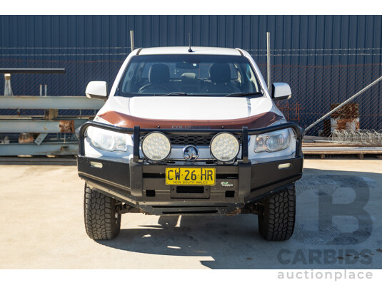 05/2015 Holden Colorado LS (4x4) RG MY16 Crew Cab Utility White Turbo Diesel 2.8L - photo 1