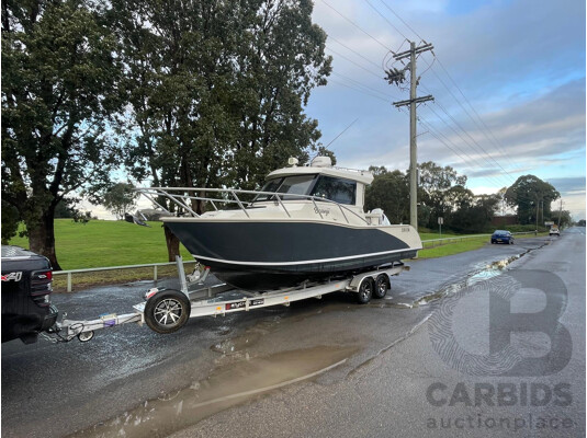 NO RESERVE - 2024 Orion Strike 790 Half Cabin Plate Boat, 350hp Suzuki 4 Stroke, 165 hours - photo 1