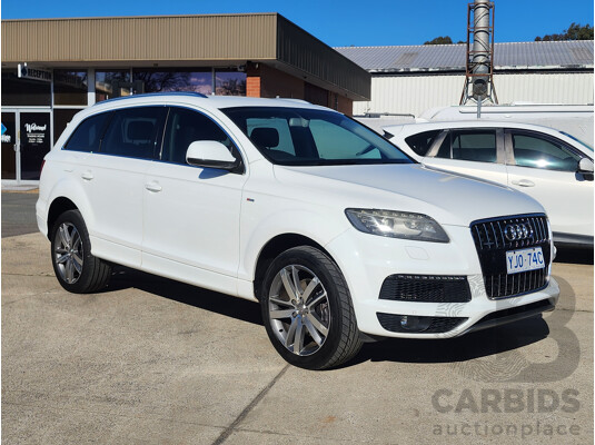 04/2011 Audi Q7 3.0 TDI Quattro MY11 4d Wagon White 3.0L - photo 1