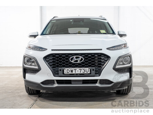 07/2018 Hyundai Kona Active (AWD) OS 4d Wagon White Turbo 1.6L - photo 1