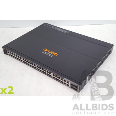Aruba (J9728A) 2920-48G 48-Port Managed Gigabit Switch - Lot of Two - photo 1