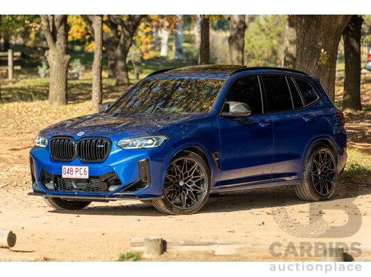 01/2022 BMW X3 M Competition F97 LCI xDrive (AWD) 4d Wagon Marina Bay Blue Metallic Turbo 3.0L - photo 1