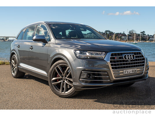 07/2017 Audi SQ7 TDI Quattro (AWD) 4M 4d Wagon Daytona Gray Pearlescent Twin Turbo Diesel V8 4.0L - photo 1