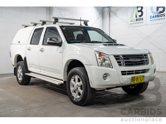01/2010 Isuzu D-Max LS (4x2) TF Crew Cab Utility White Turbo Diesel 3.0L - photo 1