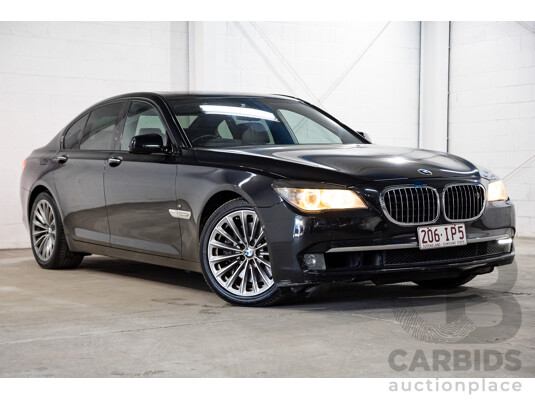 2/2010 BMW 750i F01 4d Sedan Sapphire Black Metallic Twin Turbo V8 4.4L - photo 1