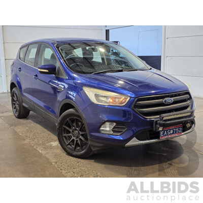 07/2017 Ford Escape Ambiente (FWD) ZG 4D Wagon Lightning Blue Metallic Turbo 1.5L