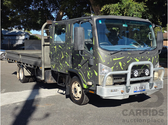 1/2008 Isuzu NPR 300 Crew Trayback 4d Arc White / Raptor Coat Turbo Diesel 5.2L - 7 Seater - photo 1