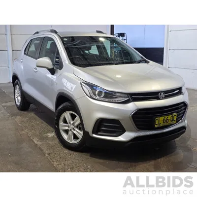 06/2017 Holden Trax LS TJ MY17 4D Wagon Nitrate Silver Turbo 1.4L