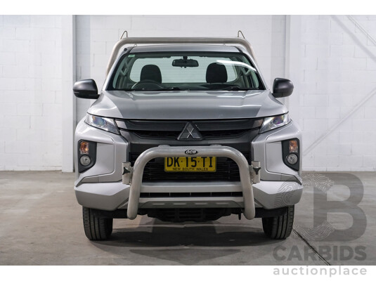 10/2019 Mitsubishi Triton GLX MR MY20 C/Chas Silver Turbo Diesel 2.4L - photo 1