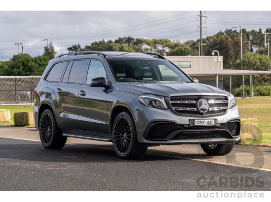 6/2018 Mercedes-Benz GLS 63 AMG 4Matic (AWD) X166 MY17 4d Wagon Selenite Grey Metallic Twin Turbo V8 5.5L - 7 Seater - photo 1
