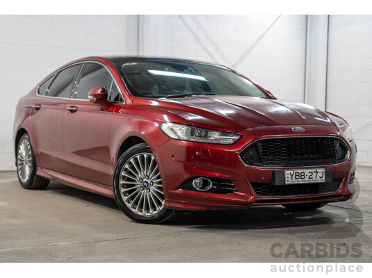 01/2016 Ford Mondeo Titanium MD 5D Hatchback Red Turbo 2.0L - photo 1