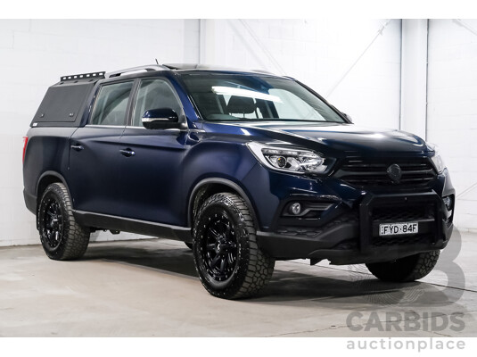 03/2019 Ssangyong Musso Ultimate 4x4 Q200 MY19 Dual Cab Utility Altantic Blue Metallic Turbo Diesel 2.2L - photo 1