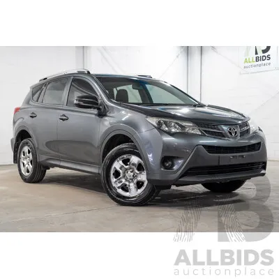 01/2014 Toyota RAV4 GX ZSA42R 4D Wagon Grey 2.0L