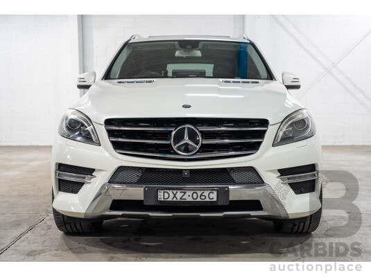 09/2013 Mercedes-Benz ML350CDI Bluetec (4x4)166 4d Wagon White Turbo Diesel 3.0L - photo 1