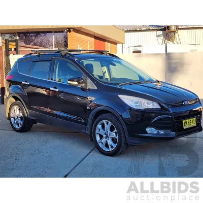 04/2013 Ford Kuga Trend (awd) TF 4d Wagon Black 1.6L