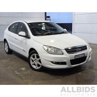 1/2013 Chery J3 M1X 5d Hatchback White 1.6L