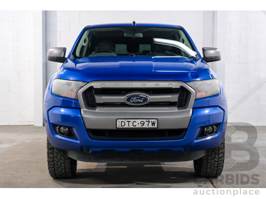 10/2017 Ford Ranger XLS (4x4) PX MKII (MY17 Update) Dual Cab Utility Performance Blue Metallic Turbo Diesel 3.2L - photo 1