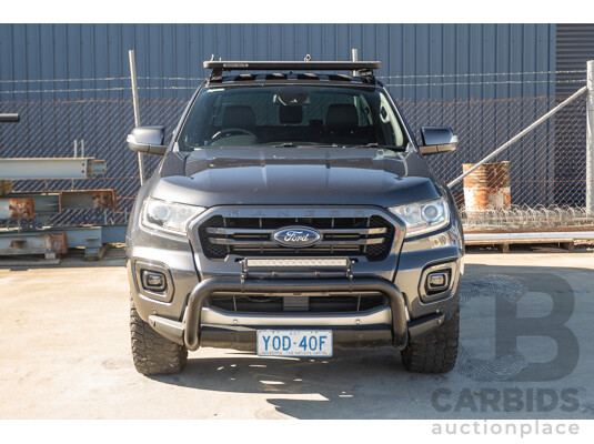 09/2019 Ford Ranger Wildtrak 2.0 (4x4) PX MKIII MY19 Double Cab P/Up Grey Bi-Turbo Diesel 2.0L - photo 1