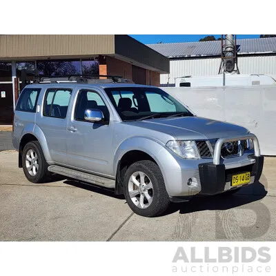 02/2009 Nissan Pathfinder ST-L (4x4) R51 MY07 4d Wagon Silver 2.5L