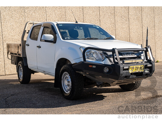 11/2017 Isuzu D-Max SX (4x4) TF MY17 Crew C/Chas White Turbo Diesel 3.0L - photo 1
