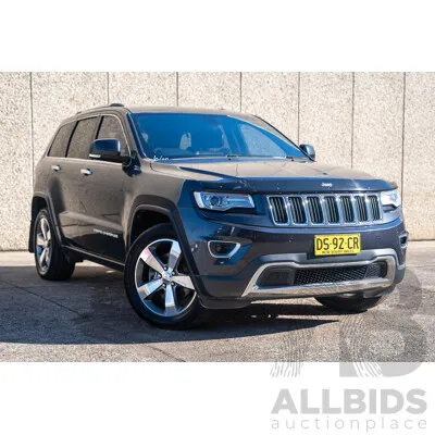 04/2016 Jeep Grand Cherokee LIMITED (4x4) WK MY15 4d Wagon Grey Turbo Diesel 3.0L
