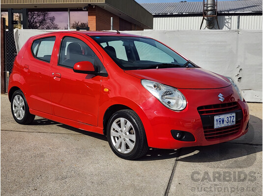 02/2013 Suzuki Alto GLX GF MY12 5d Hatchback Red 1.0L - photo 1