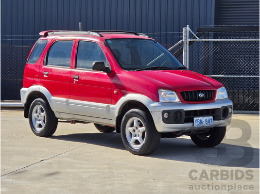 07/2001 Daihatsu Terios SX (4x4) 4d Wagon Red 1.3L - photo 1
