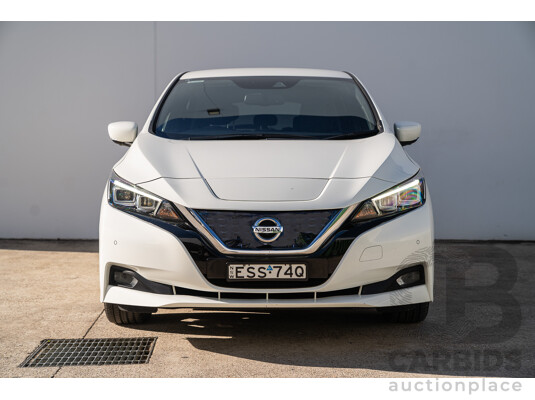 02/2022 Nissan Leaf EV ZE1 MY22 4d Hatchback Arctic White Battery Electric Vehicle 110kw - photo 1