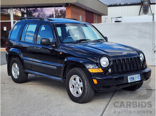08/2007 Jeep Cherokee Sport (4x4) KJ MY05 UPGRADE 4d Wagon Black 3.7L - photo 1