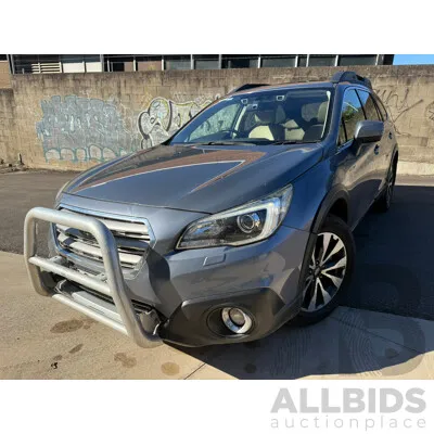 01/2017 Subaru Outback 2.5i PREMIUM AWD MY16 4D Wagon Grey 2.5L
