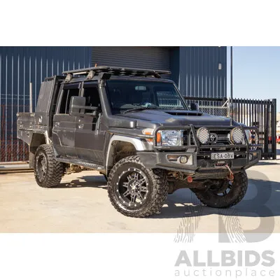 01/2014 Toyota Landcruiser GXL (4x4) VDJ79R MY12 Update Double C/Chas Magnetic Grey Turbo Diesel 4.5L