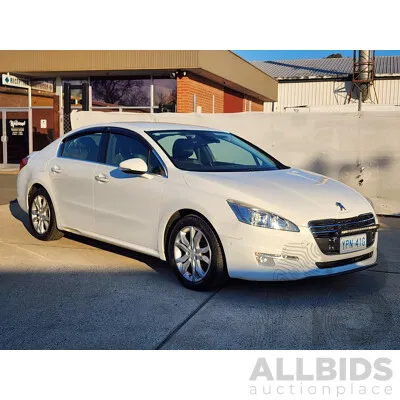 04/2012 Peugeot 508 Allure HDi Touring 4d Wagon White 2.0L
