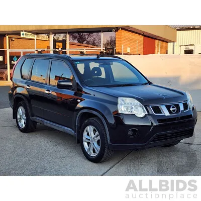 06/2013 Nissan X-Trail ST (fwd) T31 SERIES 5 4d Wagon Black 2.0L