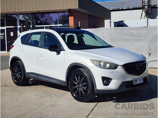 09/2013 Mazda Cx-5 Grand Tourer (4x4) MY13 4d Wagon White 2.2L - photo 1