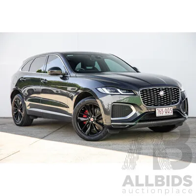03/2021 Jaguar F-Pace P250 R-Dynamic SE (AWD) MY21 4d Wagon Storm Grey Metallic Turbo 2.0L