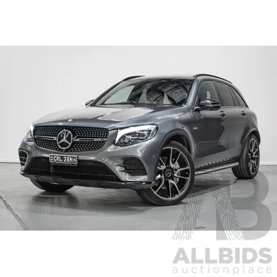 03/2017 Mercedes-Benz GLC 43 AMG (AWD) 253 MY17 4D Wagon Selenite Grey Metallic Twin-Turbo 3.0L