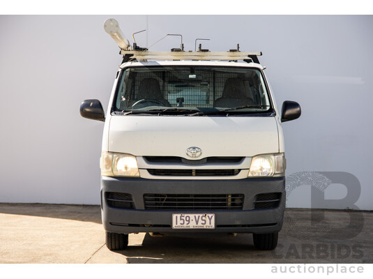 07/2009 Toyota Hiace LWB KDH201R MY07 4d Van White Turbo Diesel 3.0L - photo 1