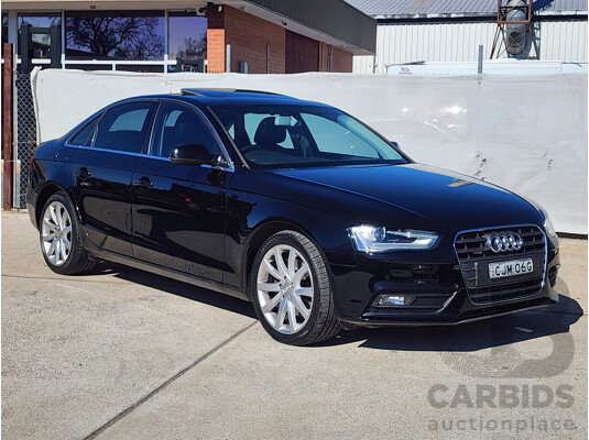01/2013 Audi A4 2.0 TFSI Quattro B8 (8K) MY13 4d Sedan Black 2.0L - photo 1