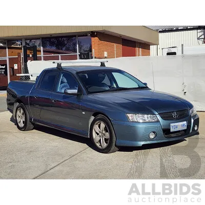08/2005 Holden Crewman Storm VZ Crew Cab Utility Grey 3.6L