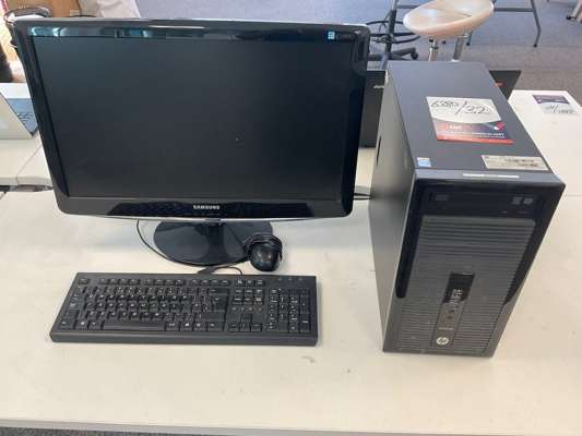 HP ProDesk Core i5 PC, Monitor, Keyboard, Mouse - photo 1