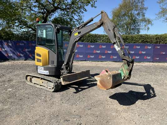 2020 Volvo ECR25D Rubber Tracked Excavator