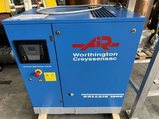 Worthington Rollair 1500 3 Phase Screw Compressor