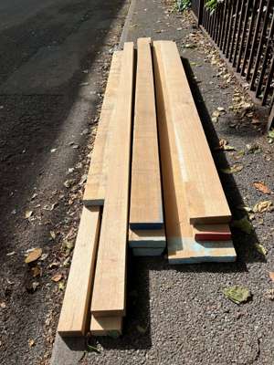 Selection Of Quarter Sawn Oak Boards - photo 1