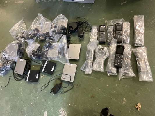 Healing Internal Telephone System Inc Chargers Etc x 12 Handsets — photo 1