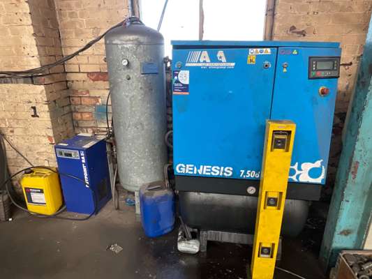 ABAC Genesis 7.5 Receiver Mounted Packaged Air Compressor 415V - photo 1