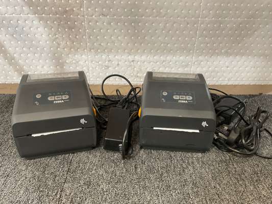 2 x Zebra ZD421 Label Printers 240V