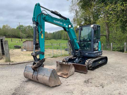 2023 Sunward SWE60UF Rubber Tracked Excavator - photo 1