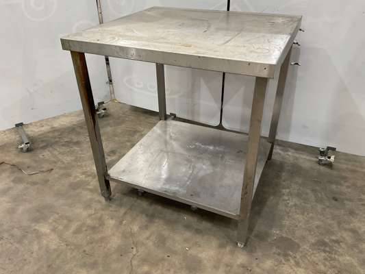 Single Stainless Steel Prep Table